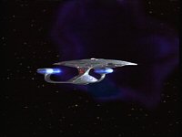 Die Enterprise entdeckt ein Loch im All