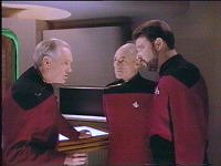 Captain Jellico, Picard und Riker